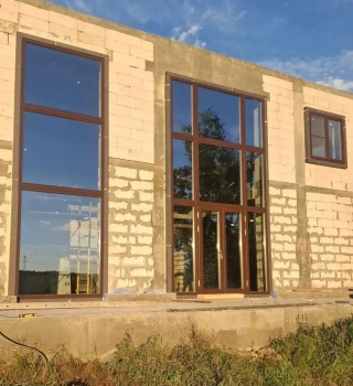 Панорамные окна в частном доме